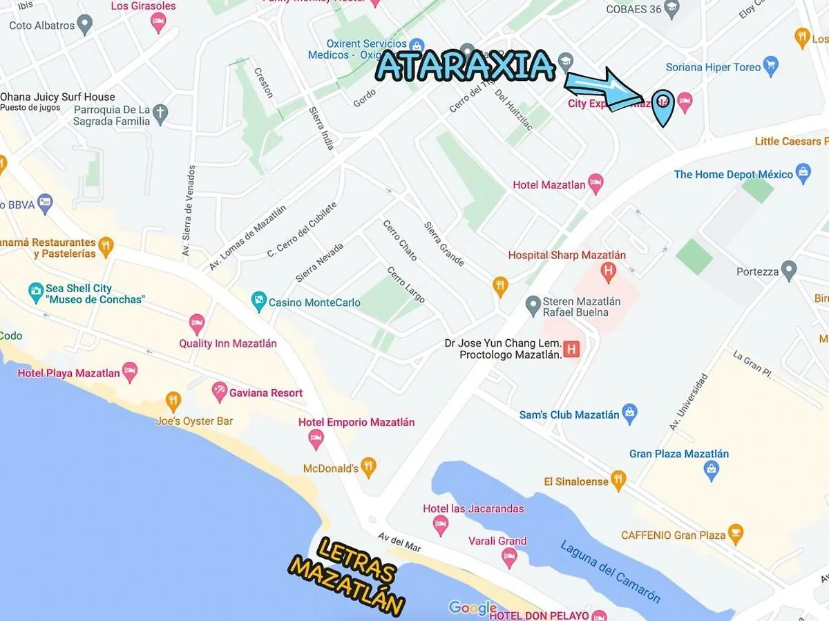 Apartment Family Space 5 Minutes From The Beach Ataraxia 601 Mazatlan Mexico
